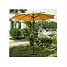 Nine Foot Patio Umbrella Market Umbrella Sahara Yellow