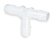 Tee, 1/8 In, Barbed, HDPE, PK10