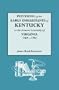 Petitions of the Early Inhabitants of Kentucky to the General Assembly of Virginia