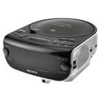 Sony ICF-CD814 AM/FM Stereo Clock Radio with CD Player, White