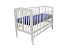 Dream On Me Folding Full Size Crib - White