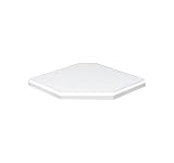 Creative Connectors 6990343 Invisible Mount Corner Wooden Shelving, 9-1/2-Inch, White
