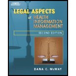 Legal Aspects of Health Information Management by McWay,Dana C.. [2003,2nd Edition.] Hardcover