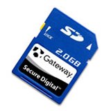 Gateway 2GB Secure Digital Card Sd