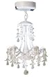 Magnetic Battery Operated, Motion Sensor Locker Chandelier White
