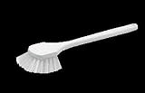 White Nylon Scrub Brush 20In 6