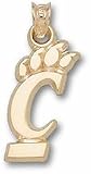Cincinnati Bearcats 3/4 Pierced C Paw Pendant - 10KT Gold Jewelry