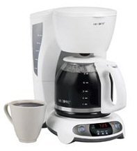 Mr. Coffee 12-Cup Programmable Coffee Maker, White