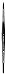 da Vinci Watercolor Series 5598 Casaneo Paint Brush, Round New Wave Synthetics, Size 6