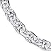 Sterling Silver 13.25m Heavy Link Chain Necklace - 20 Inch - Italian