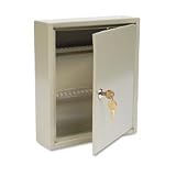 MMF Industries 60-Key Uni-Tag Single-Tag Compact Steel Key Cabinet (2019060A03)