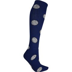 Red Lion Volleyball Print Knee High Socks