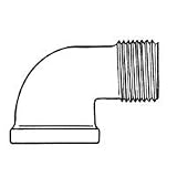 Street Elbow, 1/2 Chrome Plated