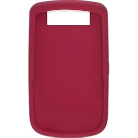 BlackBerry Silicone Rubber Gel Skin Cover Wrap for BlackBerry Tour 9630 (Dark Red) [Bulk Packaging]