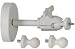 Dayton SMB-S1W Swivel Speaker Mounting Bracket White