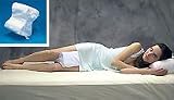 Core Sleeping Leg Spacer Leg and Knee Support Pillow - Blue Clouds - Standard