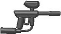 BrickArms Exclusive 2.5 Scale LOOSE Weapon Paintball Marker Gray
