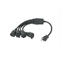 Cables To Go 14in 1-to-4 Power Cord Splitter ( 29803 )