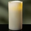 Enjoy Lighting 371710 Ivory Smooth Vanilla Scented Wax LED Pillar Candle, 4-Inch by 8-Inch