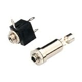 3.5mm mono chassis socket, open with switch