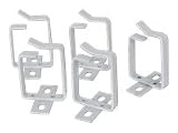 DIGITUS 10xKabelfuehrungsbuegel fuer 48,3cm 19Zoll Schraenke 44mmx100mm grau RAL7035