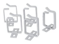 DIGITUS 10xKabelfuehrungsbuegel fuer 48,3cm 19Zoll Schraenke 44mmx100mm grau RAL7035 Preisvergleich