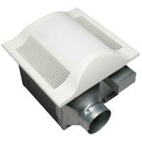Energy Star Qualified 80-CFM Bathroom Exhaust Fan with Light