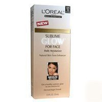 LOreal Sunless Sublime Glow Daily Moisturizer, Medium Face - 2.5 Oz