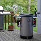 Soleus MC88M Indoor/Outdoor Party Fridge: Stainless Steel