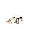 White Stuffed Plush Cat By Ganz