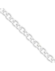 Sterling Silver 8.75inch Polished Fancy Link Toggle Bracelet QH130-8.75"