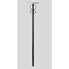 Mailbox-St�nder PBK, Stahl, schwarz lackiert - f�r US Mailbox
