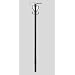 Mailbox-St�nder PBK, Stahl, schwarz lackiert - f�r US Mailbox