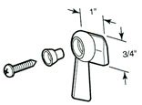 10 Pack of F2570 LH SLID WINDOW SASH LOCK
