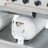 Crown Verity Inc, 30lb Horizontal Propane Tank for Club Grill Only - CYL-30H/CYL-30H