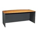 Review Bush Industries  / Series C: Bow Front Desk- Natural Cherry