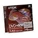 Electronics : TDK 8CM DVD+RW 1.4GB JC (DVDRW14JCEB) Jewel Case Storage Media