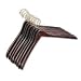 GEN12421 Deluxe 18 Contoured Hardwood Coat Hangers, Walnut Finish/Gold Hook, 8/Pack