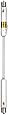 EISCO Premium Spectrum Tube, 26cm Height, Oxygen (O)