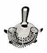 Cocktail Strainer, 4 Prong, Stainless Steel