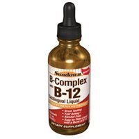 Sundown Vitamin B12 Complex Sublingual Liquid, 2 Oz