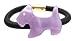 dogs4  - France Luxe Scotty Dog Ponytail Holder Nacro Lilac