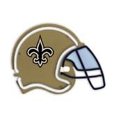 New Orleans Saints Neon Football Helmet - Super Bowl Neon Lamp by Extreme Sports Neons