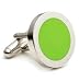 Green Dot Cufflinks