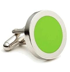 Green Dot Cufflinks