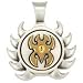 BICO AUSTRALIA JEWELRY (T3) WARRIOR - INVINCIBILITY & STRENGTH - Comes with a Generic 18 inch (to 20in) Adjustable 4mm Black Rubber Necklace.