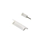 Staubschutz-Kappen Set für iPhone 4/4S iPad/iPad 2 weiß
