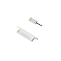 Staubschutz-Kappen Set f�r iPhone 4/4S iPad/iPad 2 wei�