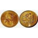 2009 Sacagawea Dollar in BU condition two (2) coin set D and P From US Mint Roll Never Circulated Agriculture Reverse Design & Edge Lettering