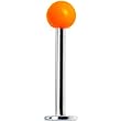 16 Gauge Orange Neon Labret Monroe